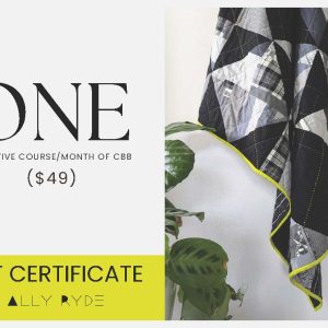 GIFT CERTIFICATE - course or 1 month CBB
