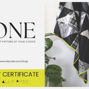 GIFT CERTIFICATE - quilt pattern
